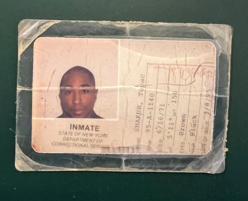 Tupac's Prison ID