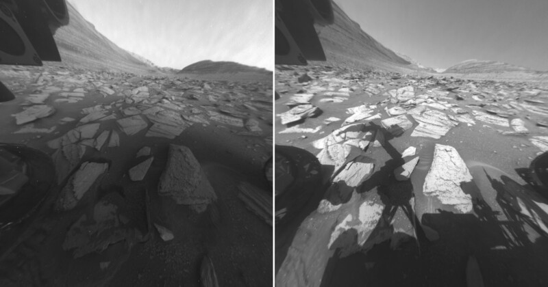There's a Large Hole in the Wheel of NASA's Mars Curiosity Rover ...