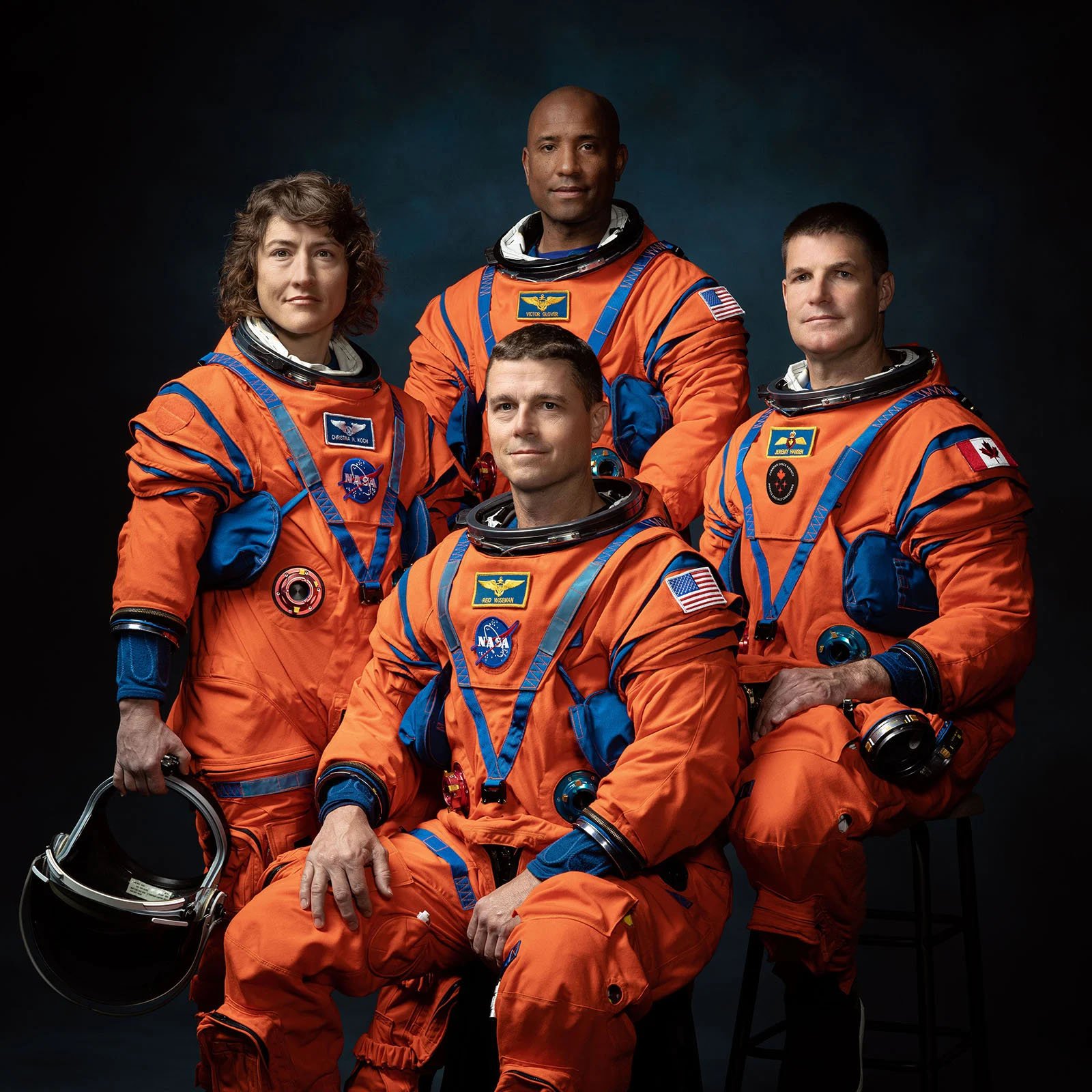 NASA Artemis II crew portrait 