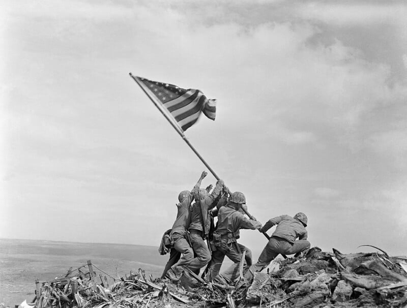 Jim Rhosenthal's Raising the Flag. 