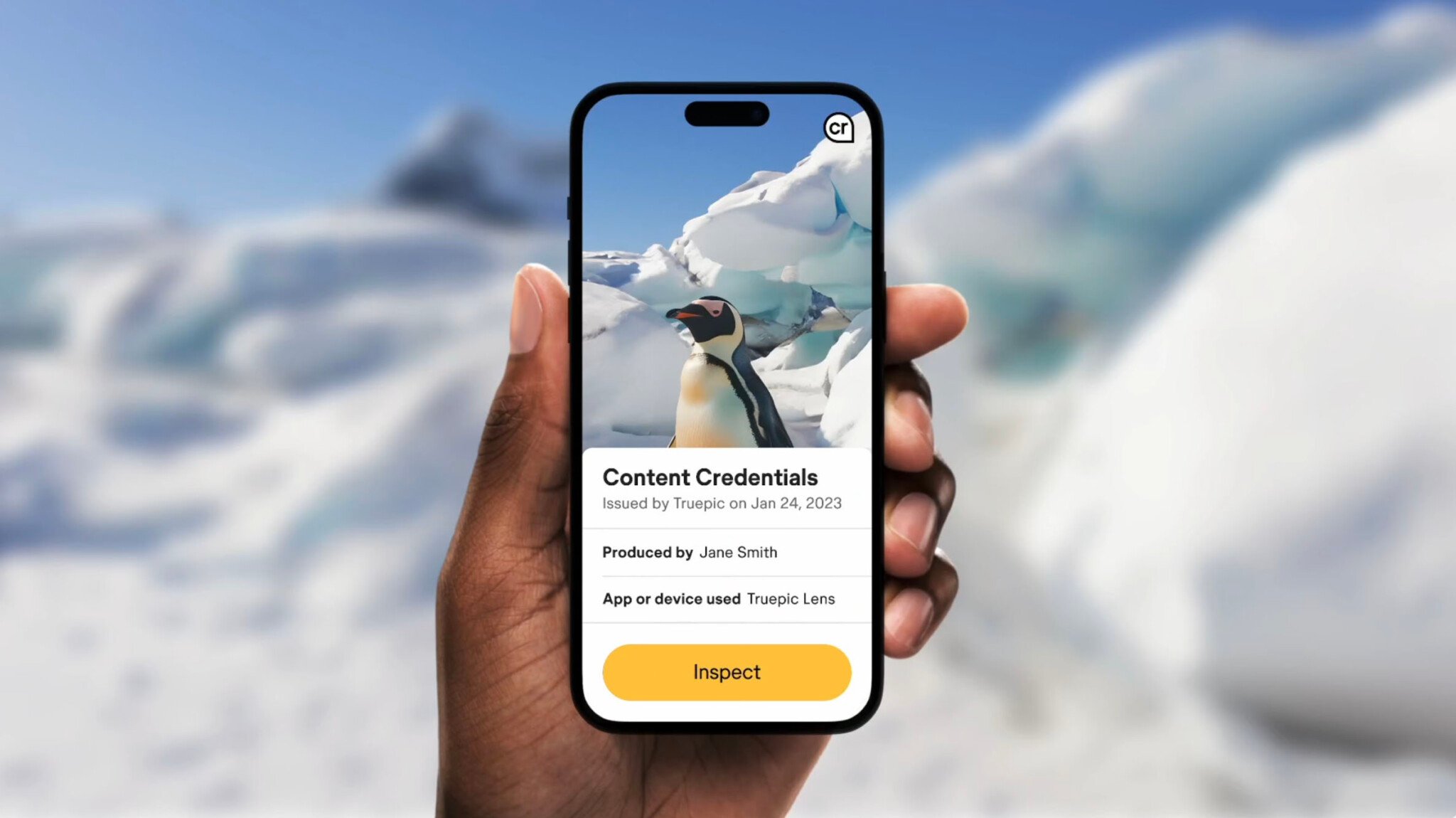 Content credentials. Content credentials