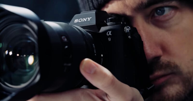 Photographer with the Sony a9 III