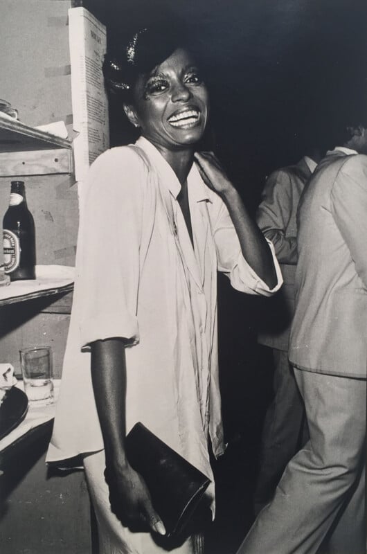 Singer Diana Ross smiles at the camera.