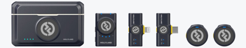 Hollyland Lark M2 wireless mic system 