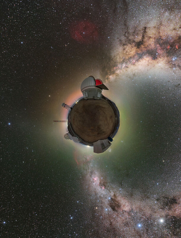 360 image of Vera C Rubin Observatory