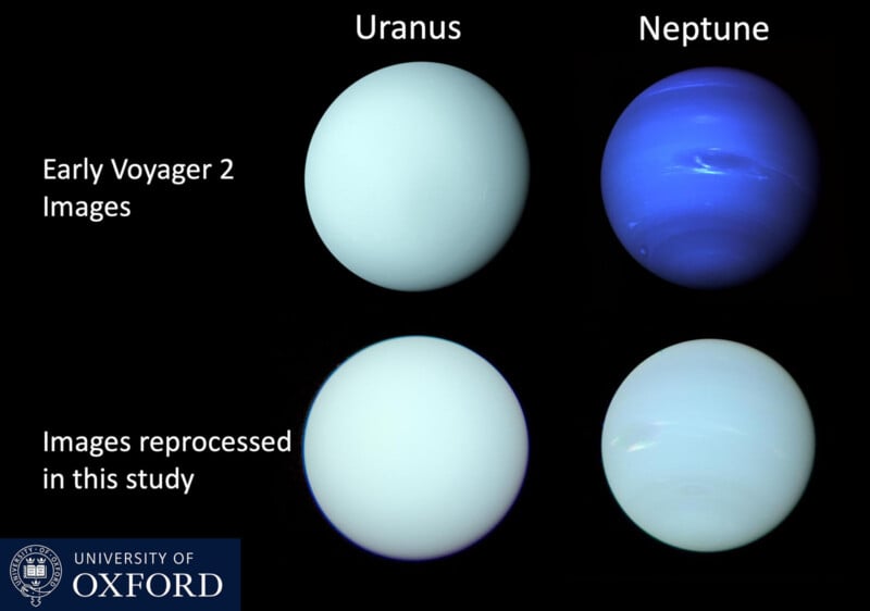 Uranus and Neptune original colors