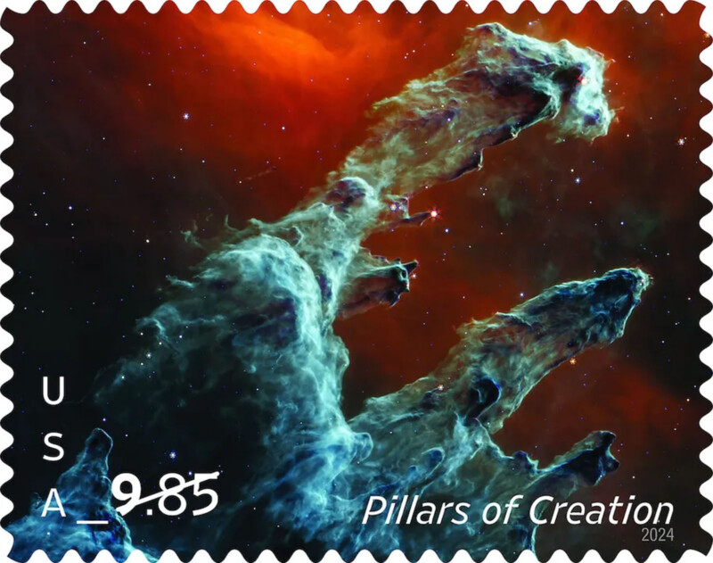 USPS Pillars of Creation Priority stamp