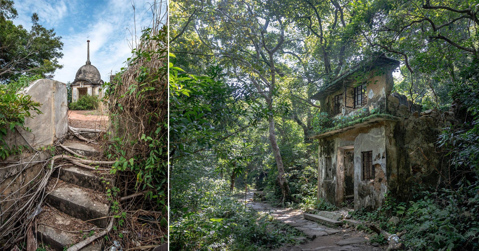 Fascinating Photos Show Hong Kong Villages Reclaimed by Nature