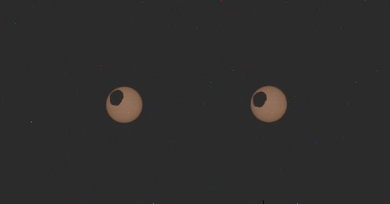 Phobos eclipse