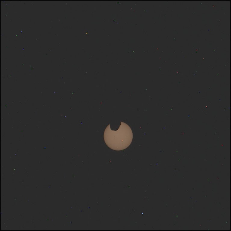 Martian eclipse