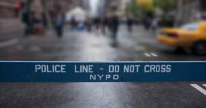 New York City crime scene