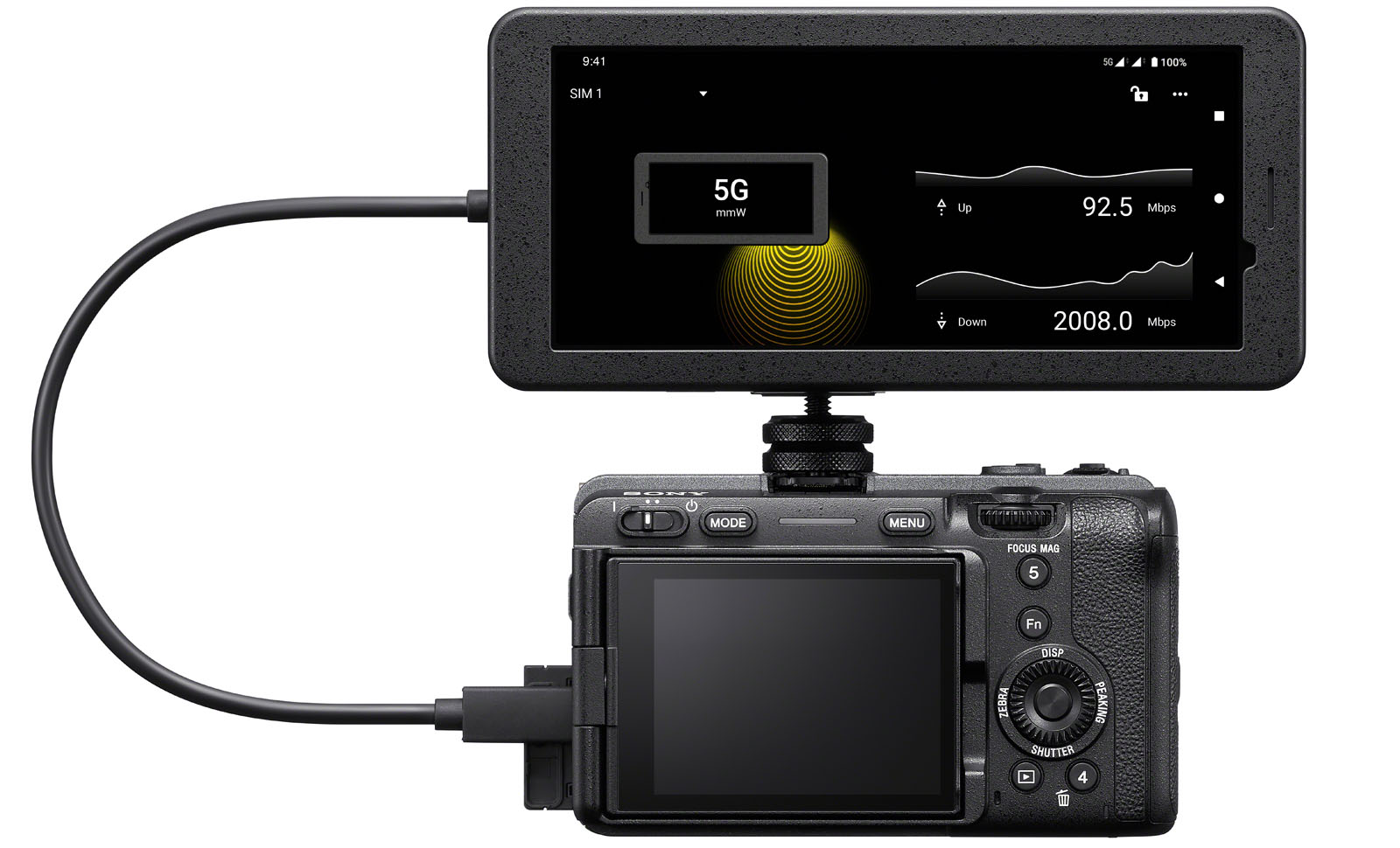 Sony PDT-FP1 portable data transmitter for Sony Alpha and cinema cameras 