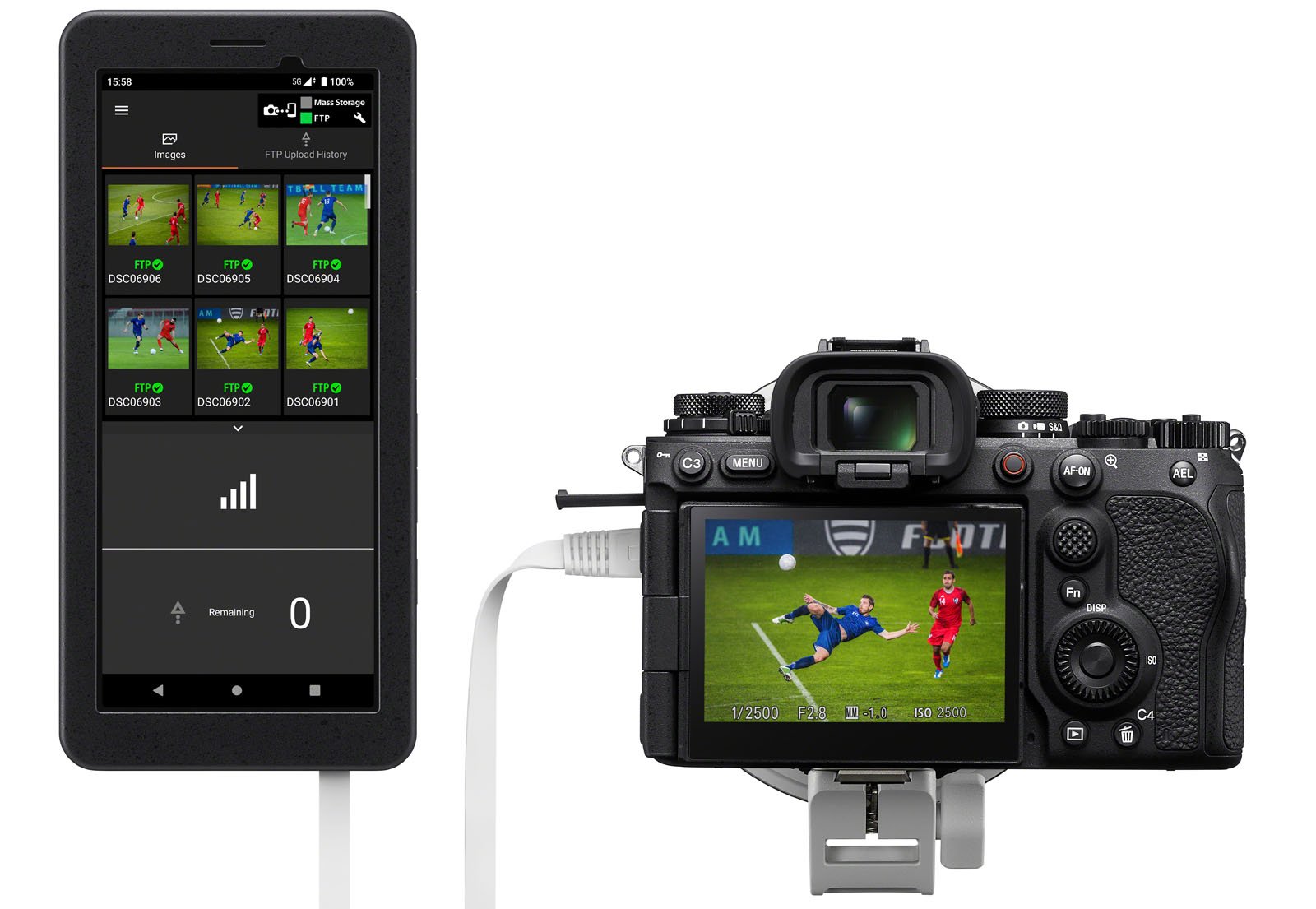 Sony PDT-FP1 portable data transmitter for Sony Alpha and cinema cameras 