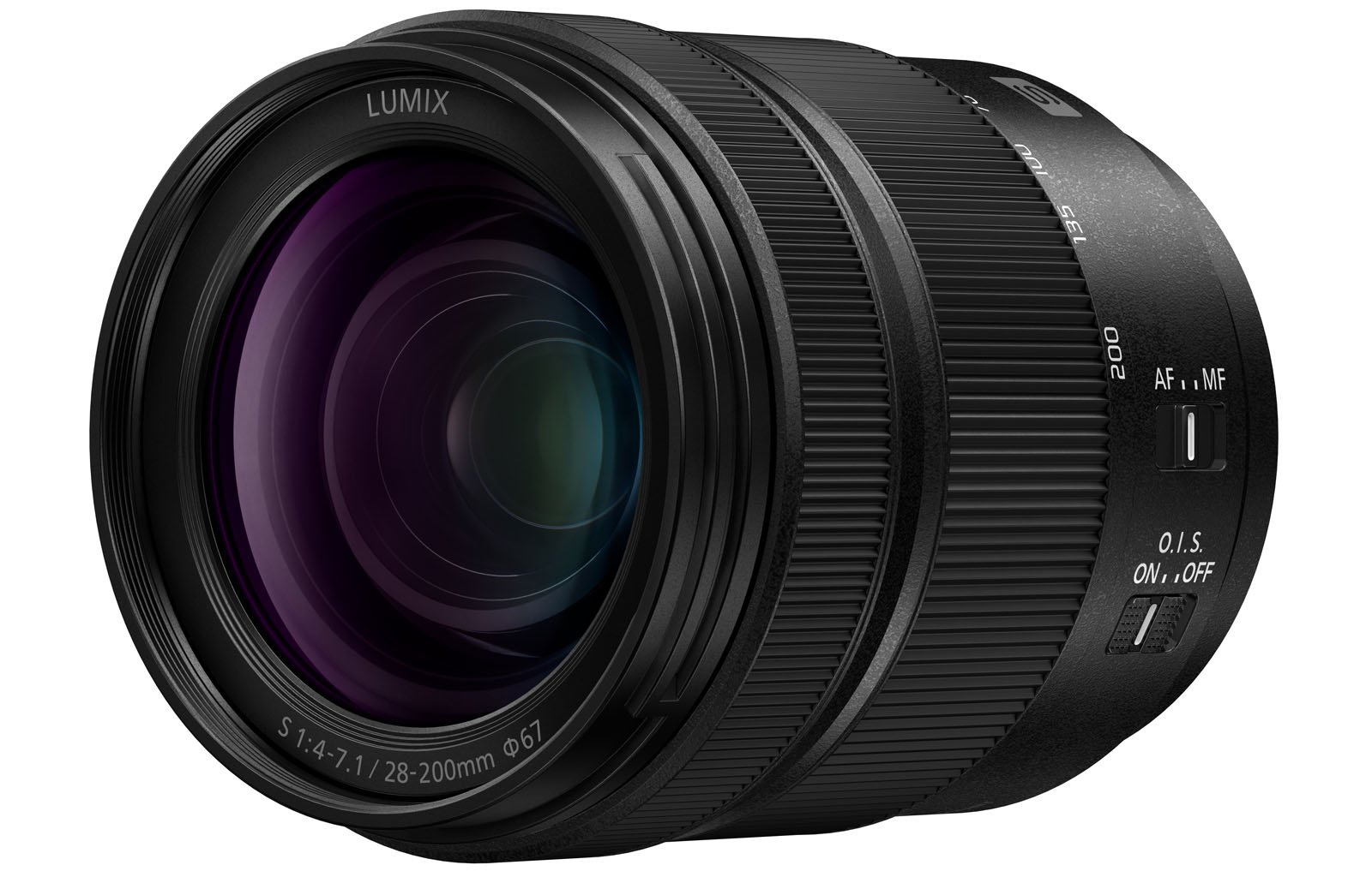 Panasonic Lumix S 28-200mm f/4-7.1 Macro O.I.S. all-in-one zoom lens for full-frame mirrorless L-Mount cameras