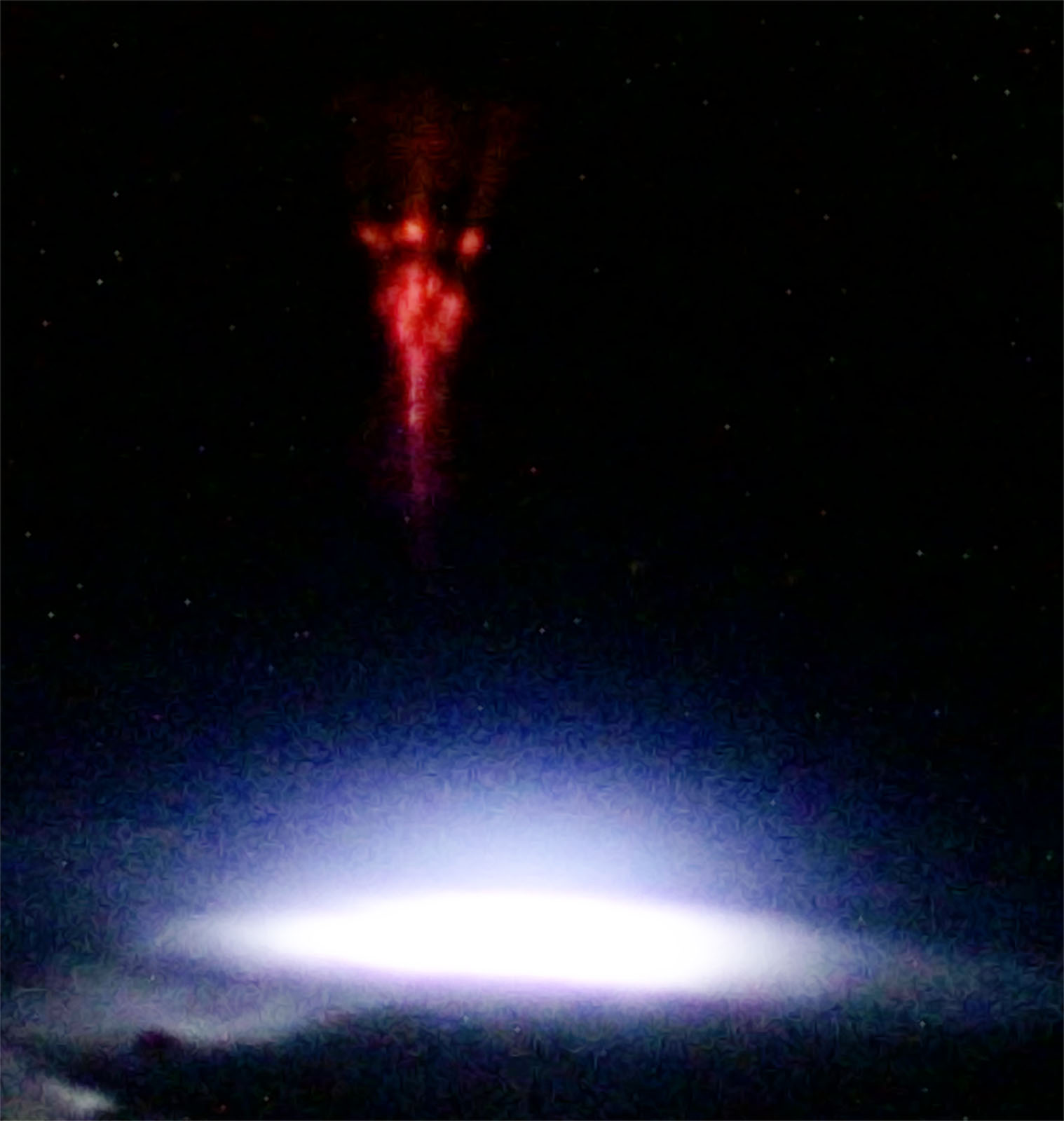 Red sprite image European Space Agency 