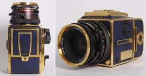Hasselblad 503 CX Golden Blue Limited Edition camera, medium-format film camera