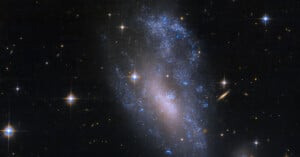 Hubble Space Telescope colliding galaxies
