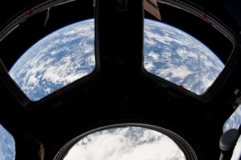 La cúpula de la Estación Espacial Internacional