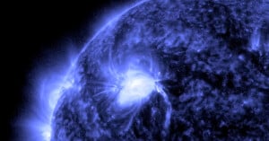 NASA SDO Solar Flare video, February 2024, image of the Sun