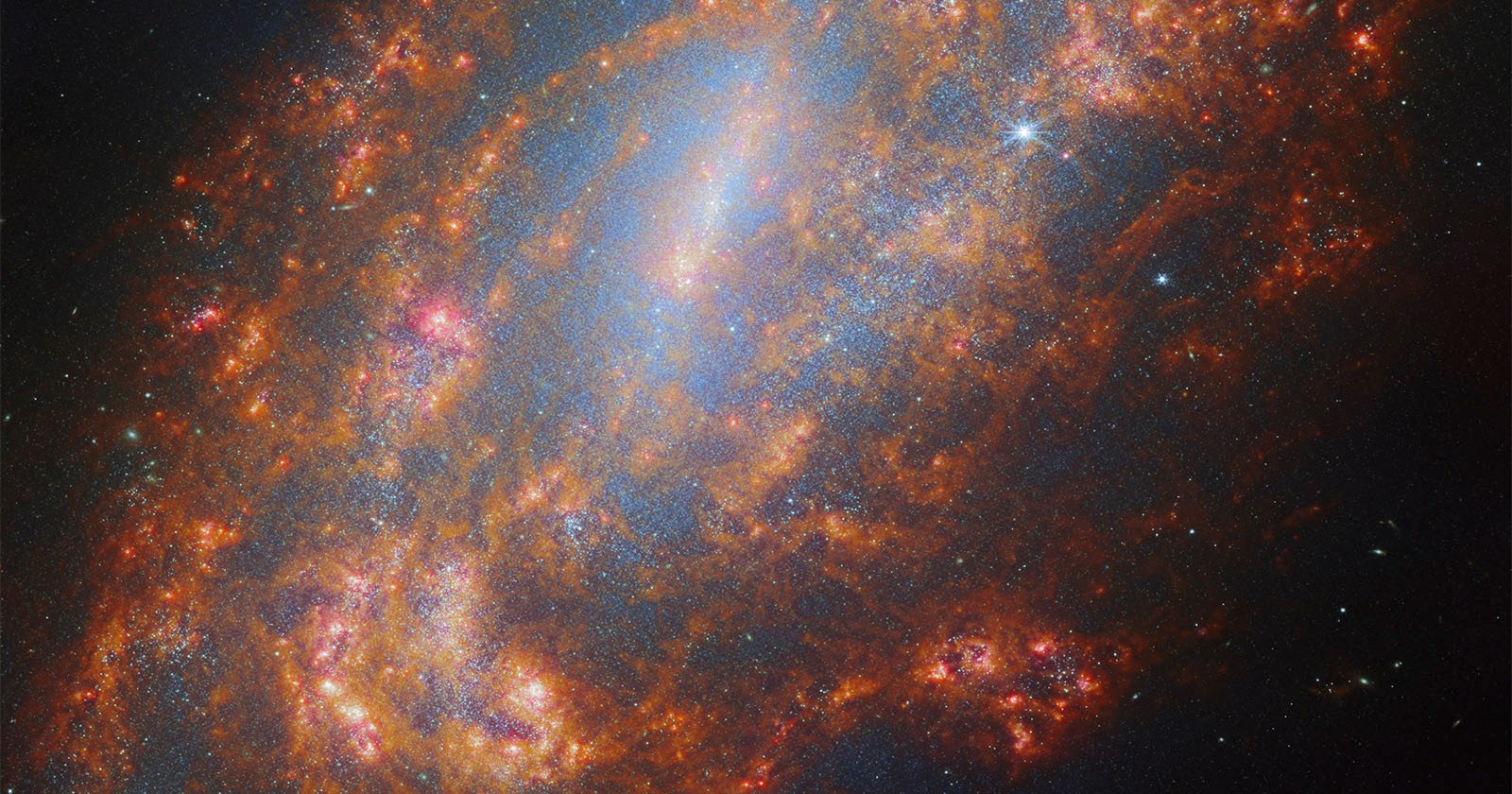 A Stunning, Lonely, and Fiery Galaxy Is a Treasure Trove of Data