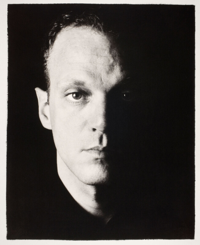  Photographer David Seidner is finally getting the recognition he deserved. International Center of Photography's 'Fragments' exhibit. Black-and-white portrait of David Seidner. 