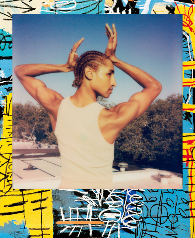 Polaroid Now Camera Basquiat Edition instant film print