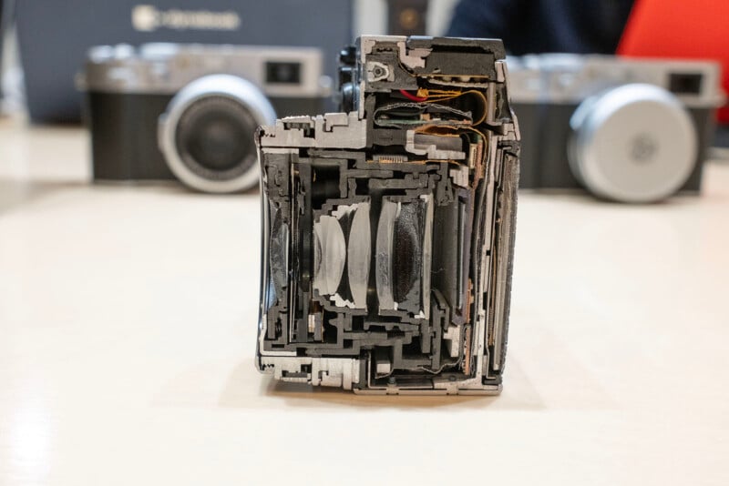 A cross section of the X100VI 