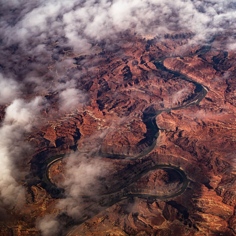 Graham Washatka aerial landscape photo of the Colorado River