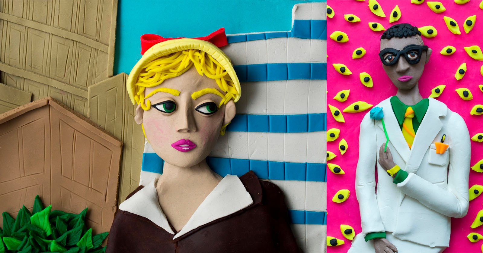 Photos recreated by Play-Doh