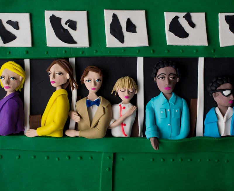 Photos recreated by Play-Doh