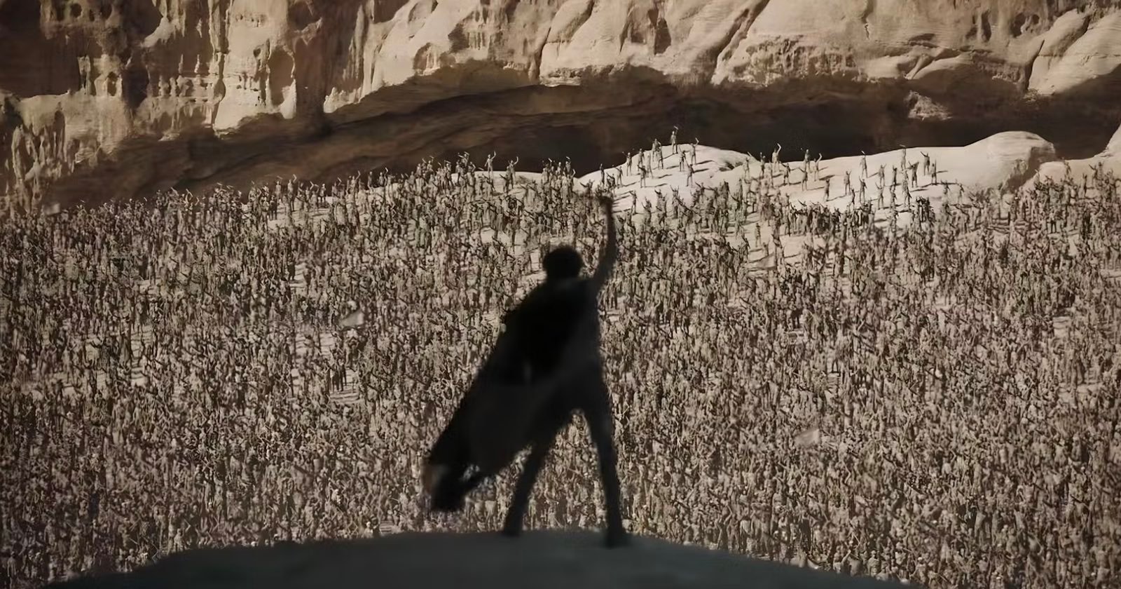 Timothée Chalamet in "Dune: Part Two'