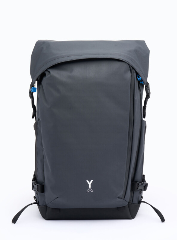 The Fjord 50-C expandable camera backpack in black.