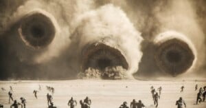 The gigantic sand worms dune part two cinematographer massive timothee chalamet greig fraser
