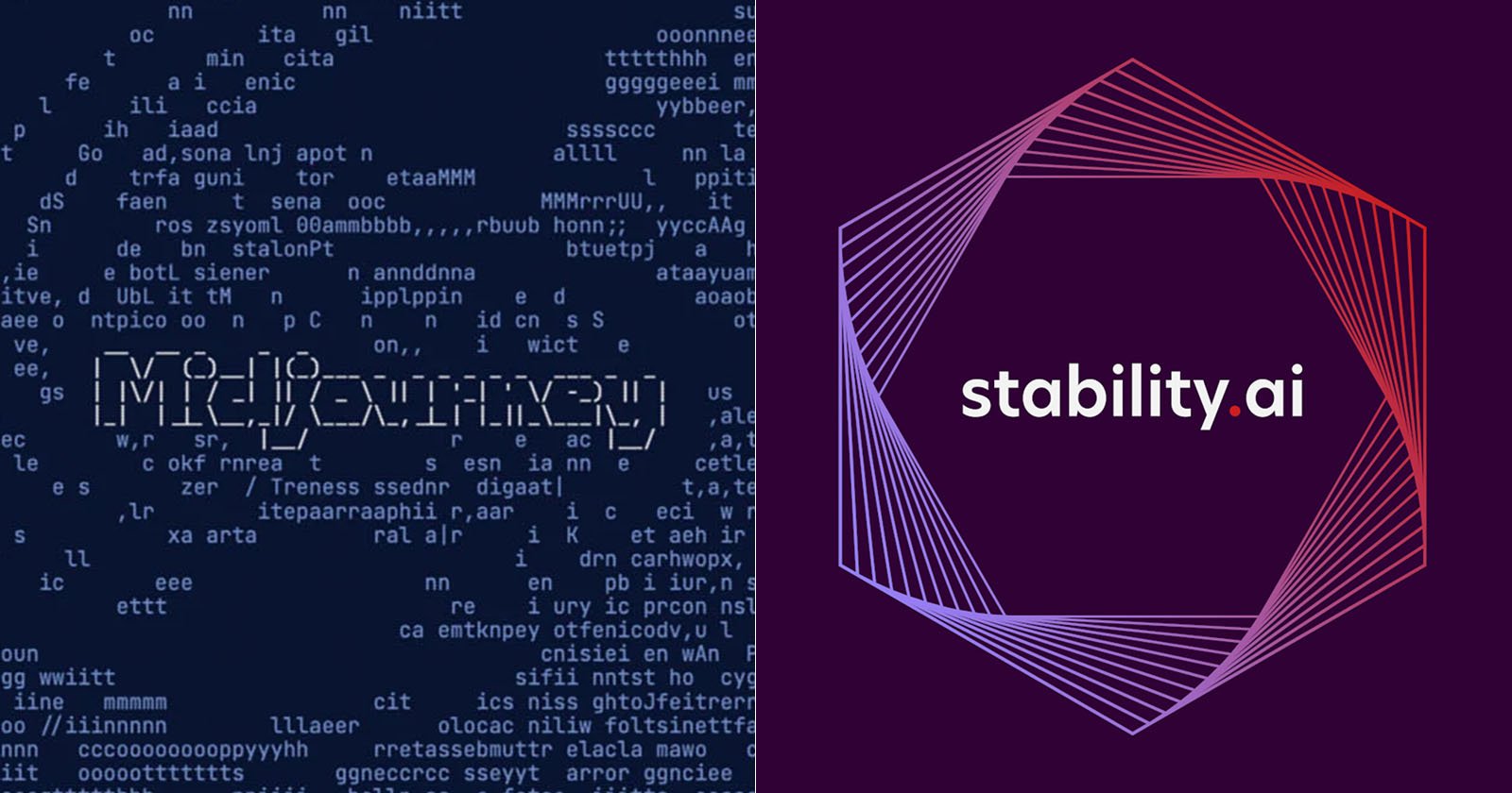 Midjourney logo and Stability AI logo