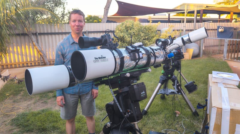 Phil Hart -- Story of photographing the Exmouth Eclipse 