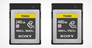 Sony CFexpress Type B cards