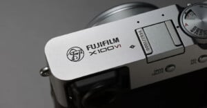 Close-up view of the Fujifilm X100VI Limited Edition camera