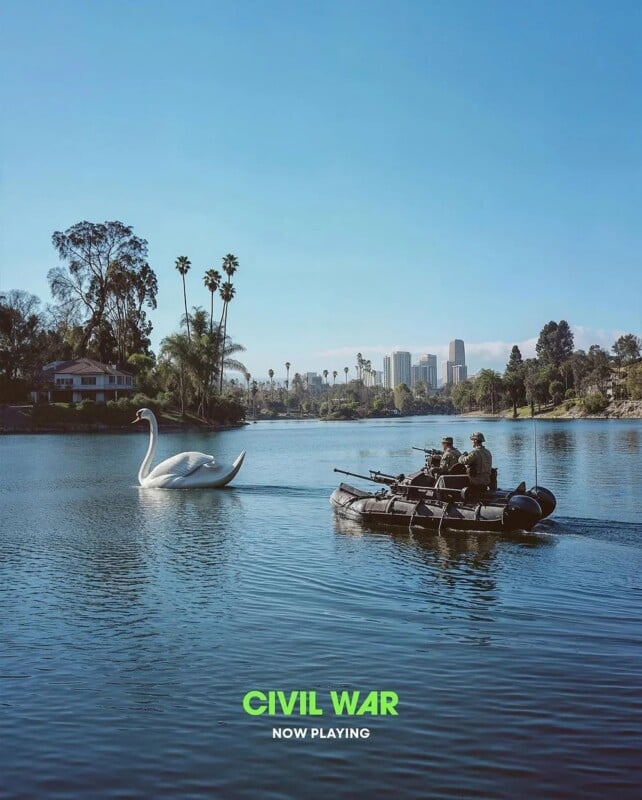 civil war movie alex garland ai-generated images