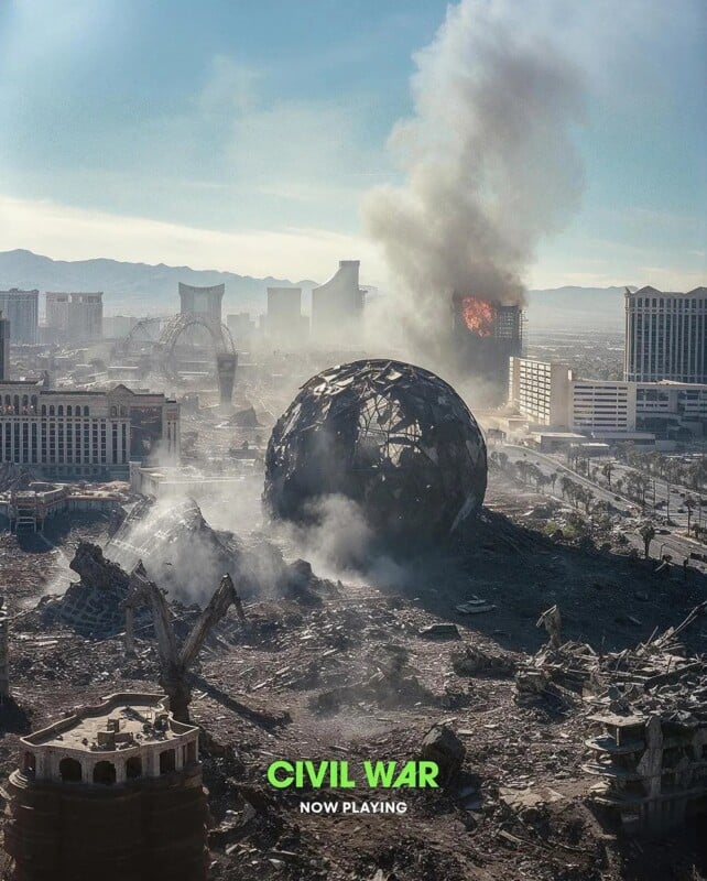 civil war movie alex garland ai-generated images