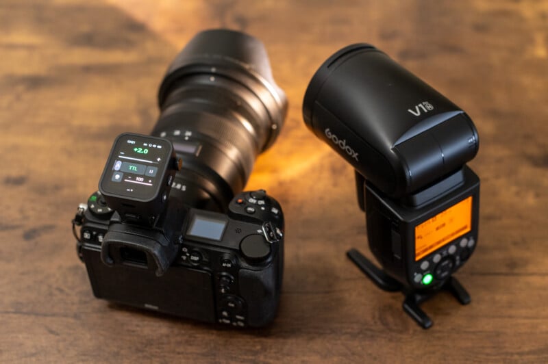 Godox X3 Touch Screen Controller and V1 Pro Flash