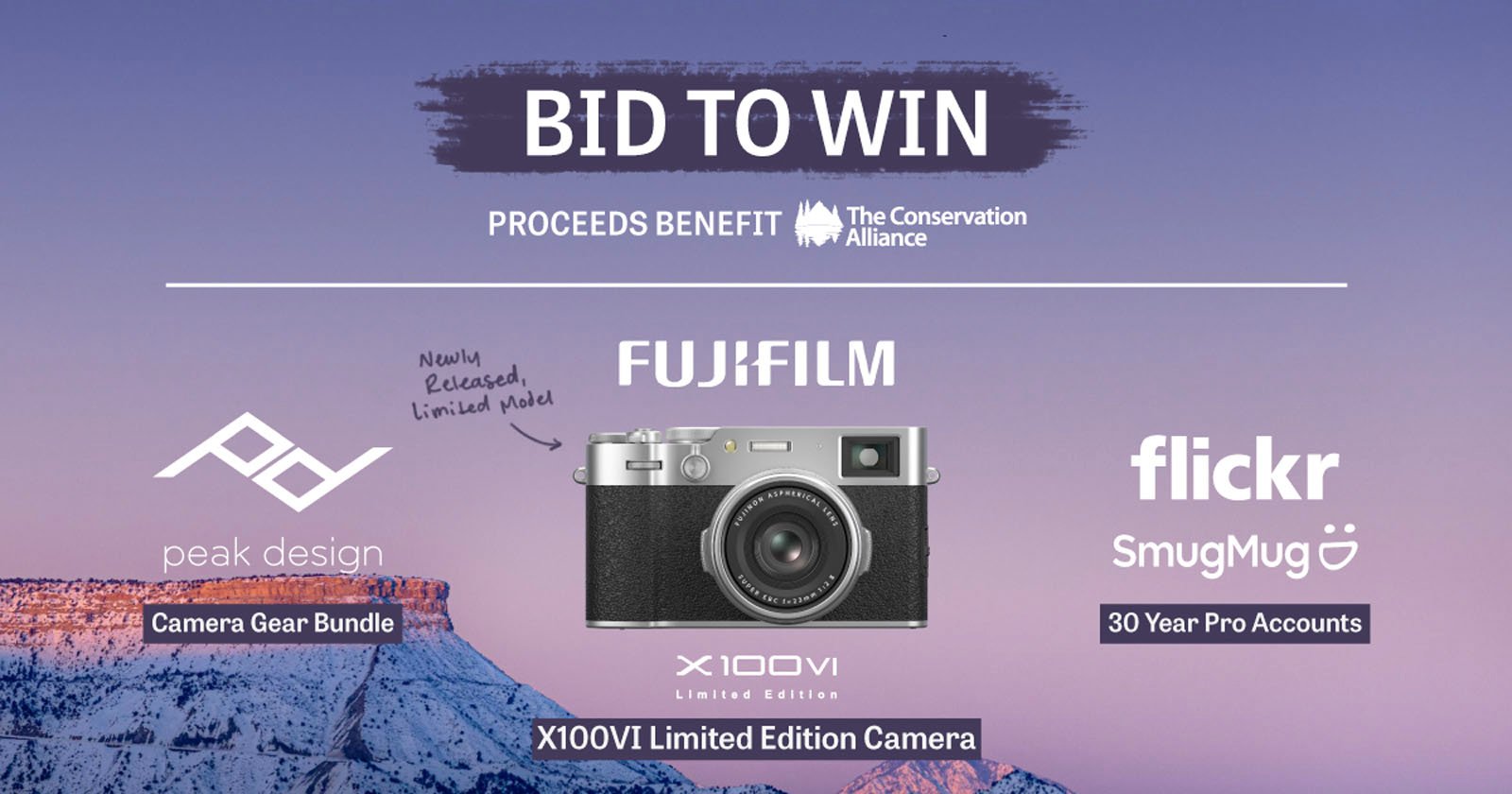 Limited Edition Fujifilm X100VI to be Auctioned to Raise Funds to Protect the Environment
