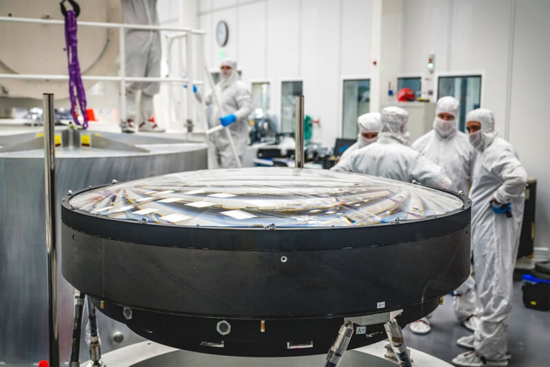 The groundbreaking LSST Camera is complete. The 3200-megapixel camera will peer deep into the cosmos, unlocking the mysteries of the Universe.