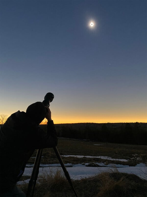 Jeremy Gray -- April 8, 2024 -- Total solar eclipse, Patten, Maine