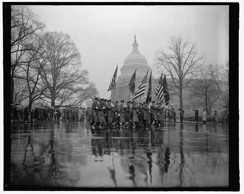 Rains falls on Army Day parade