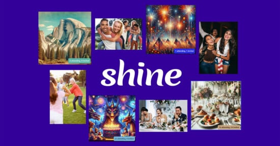 Shine is an AI-powered group photo-sharing app for iPhone and the web
