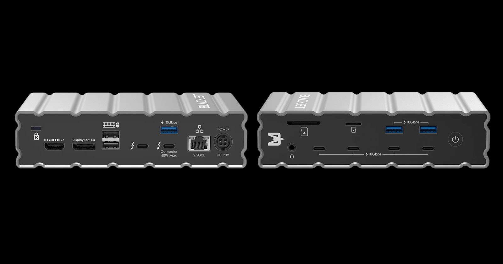 BlackJet RX-4 Raiden Thunderbolt Dock Adds 17 Ports to Your Desktop