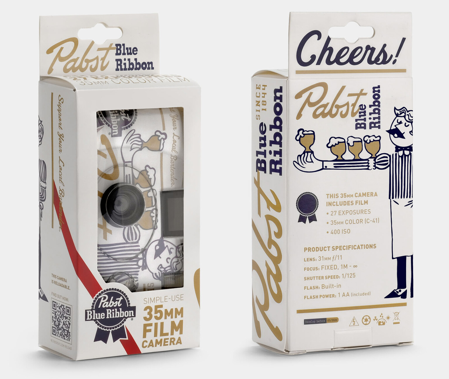 Retrospekt x Pabst Blue Ribbon Film Camera is Made for Capturing Good ...