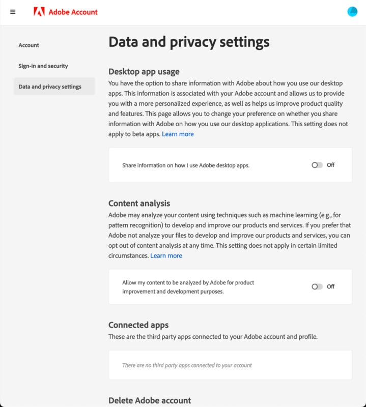 Photographers Outraged By Adobe s New Privacy And Content Terms PetaPixel