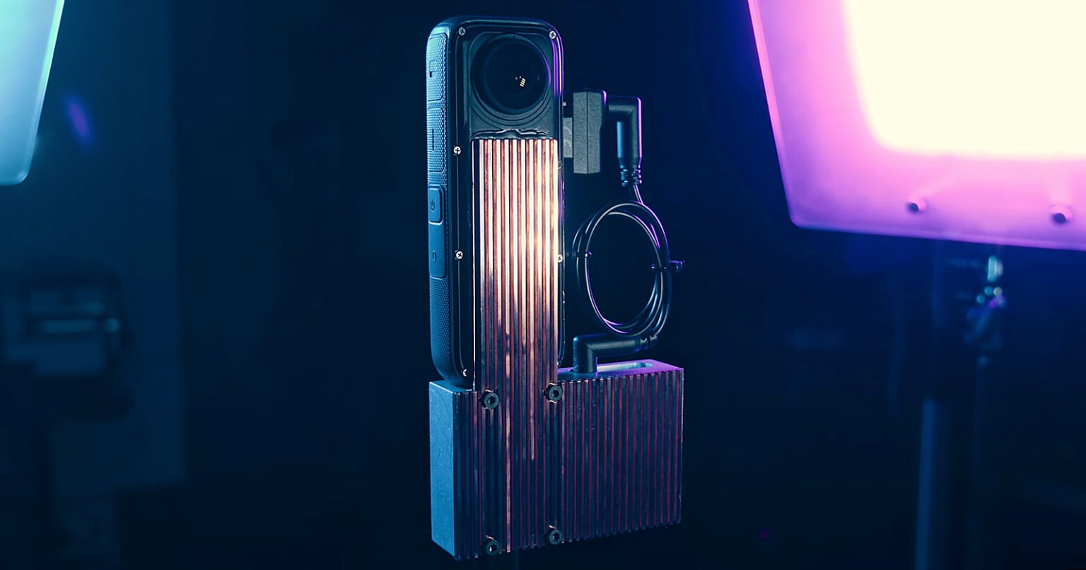 Madman Solders Massive Copper Heat Sink to Insta360 Camera: 'I Dare You ...