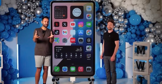 YouTubers Build World's Largest iPhone 15 Pro Max with Working Camera